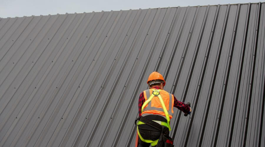 Professional metal roof installation services in La Coste, TX